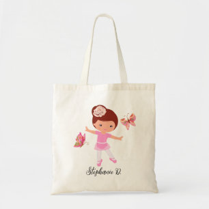 Ballet Butterfly vrienden Tutu Ballerina Girl Tote Bag