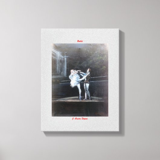 Ballet Canvas Afdruk (Voorkant)