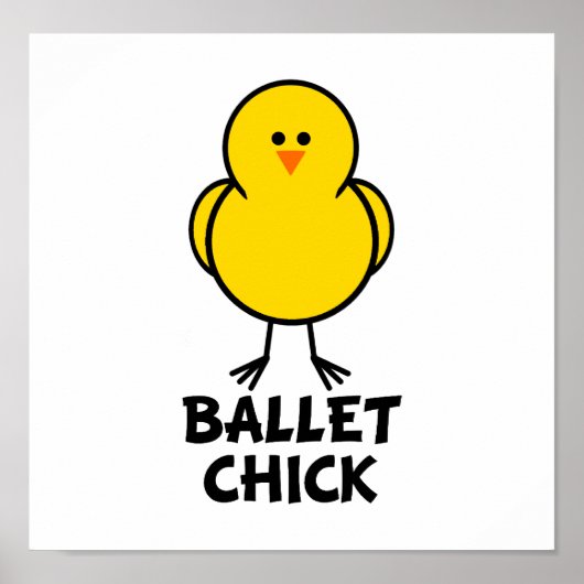 Ballet Chick Poster (Voorkant)