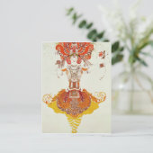 Ballet Costume voor 'The Firebird', van Stravinsky Briefkaart (Staand voorkant)