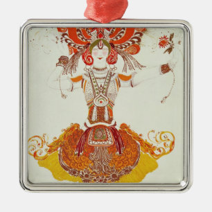 Ballet Costume voor 'The Firebird', van Stravinsky Metalen Ornament