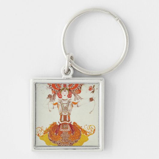 Ballet Costume voor 'The Firebird', van Stravinsky Sleutelhanger (Voorkant)