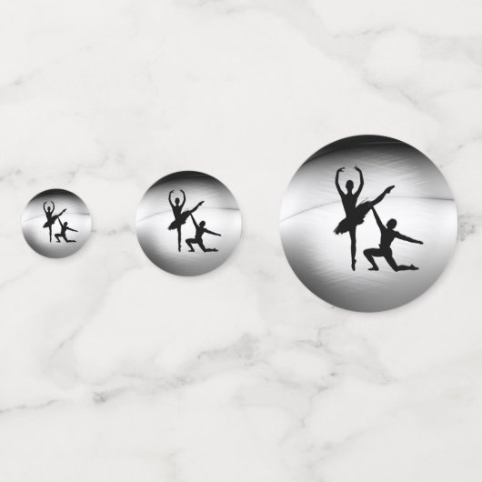 Ballet Couple Dance Confetti (Achterkanten)