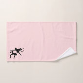 Ballet Couple Dance Pink Accent Bad Handdoek (Handdoek)
