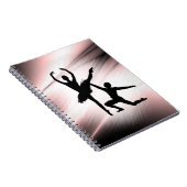 Ballet Couple Dance Pink Accent Notitieboek (Rechterzijde)