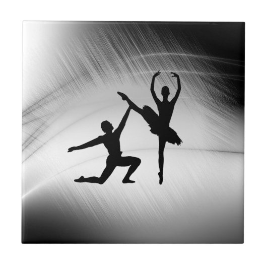 Ballet Couple Dance Tegeltje (Voorkant)