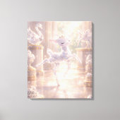 Ballet Crystal Deer Canvas Print (Voorkant)