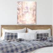 Ballet Crystal Deer Canvas Print (Insitu (Slaapkamer))