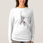 'Ballet' Dames' T-shirt met lang Sleeve (Voorkant)