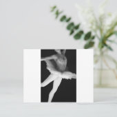 Ballet - Dance - Ballerina 9 - Zwart-wit Briefkaart (Staand voorkant)