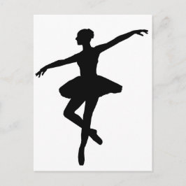 Ballet Dance Ballerina Briefkaart