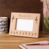 Ballet Dance Design geëtst Afbeelding Lijst Gegraveerde Lijstjes (Links)