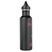 Ballet Dance Een meisje dat graag danst. Waterfles (Links)