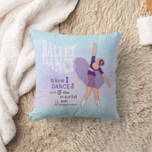 Ballet Dance Inspirerend Square Sierkussen