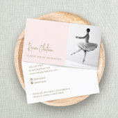 Ballet Dance Instructor Foto Visitekaartje