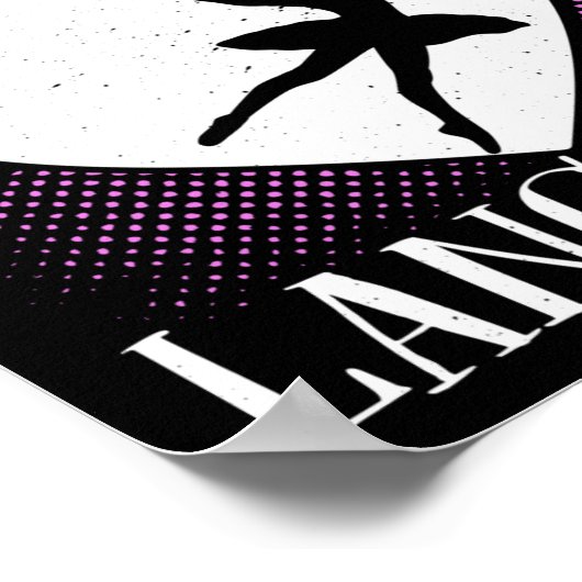 Ballet Dance is mijn liefdestaal Poster (Hoek)