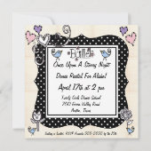 Ballet Dance Overweging Uitnodiging (Achterkant)