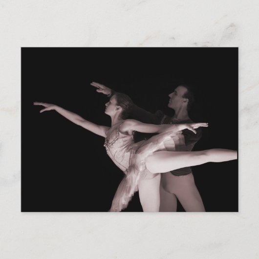 Ballet - Dance Partners 2 - Rood Briefkaart (Voorkant)