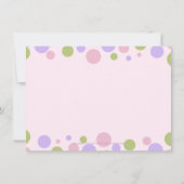 Ballet Dance Party Invitation Kaart (Achterkant)