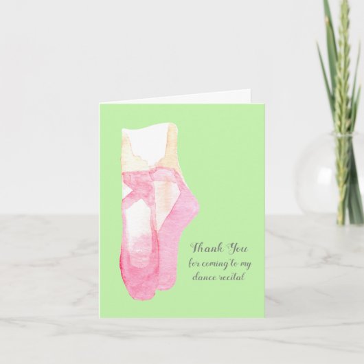 Ballet Dance recital Bedankt voor je komst (Voorkant)