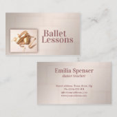 Ballet Dance Studio Pearl Pointe Visitekaartje (Voorkant / Achterkant)