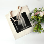 Ballet Dance Toe Shoes Bag met persoonlijke naam Tote Bag