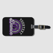 Ballet Dancer ADD TEKST Klassieke Dans Performer Bagagelabel (Voorkant (horizontaal))