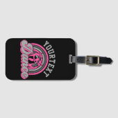 Ballet Dancer ADD TEKST Klassieke Dans Performer Bagagelabel (Voorkant (horizontaal))