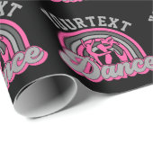 Ballet Dancer ADD TEKST Klassieke Dans Performer Cadeaupapier (Rol Hoek)