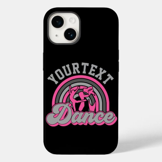 Ballet Dancer ADD TEKST Klassieke Dans Performer Case-Mate iPhone Case (Achterkant)