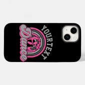 Ballet Dancer ADD TEKST Klassieke Dans Performer Case-Mate iPhone Case (Achterkant (horizontaal))