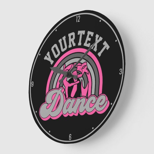 Ballet Dancer ADD TEKST Klassieke Dans Performer Grote Klok (Hoek)