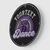 Ballet Dancer ADD TEKST Klassieke Dans Performer Grote Klok (Hoek)