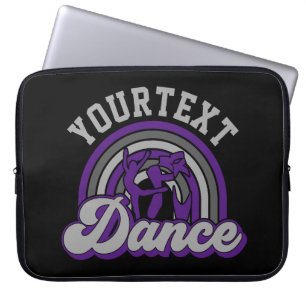 Ballet Dancer ADD TEKST Klassieke Dans Performer Laptop Sleeve