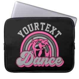 Ballet Dancer ADD TEKST Klassieke Dans Performer Laptop Sleeve