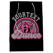 Ballet Dancer ADD TEKST Klassieke Dans Performer Medium Cadeauzakje (Voorkant)