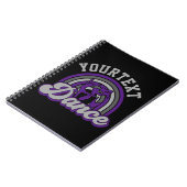 Ballet Dancer ADD TEKST Klassieke Dans Performer Notitieboek (Linkerzijde)