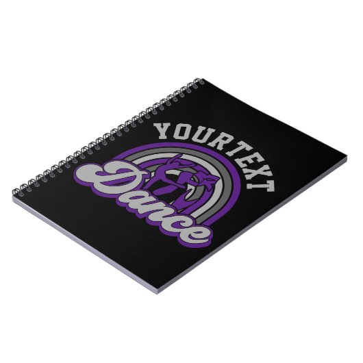 Ballet Dancer ADD TEKST Klassieke Dans Performer Notitieboek (Linkerzijde)