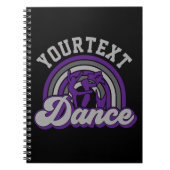 Ballet Dancer ADD TEKST Klassieke Dans Performer Notitieboek (Voorkant)