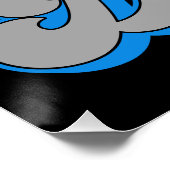 Ballet Dancer ADD TEKST Klassieke Dans Performer Perfect Poster (Hoek)