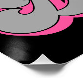 Ballet Dancer ADD TEKST Klassieke Dans Performer Perfect Poster (Hoek)