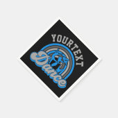 Ballet Dancer ADD TEKST Klassieke Dans Performer Servet (Hoek)