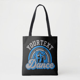 Ballet Dancer ADD TEKST Klassieke Dans Performer Tote Bag