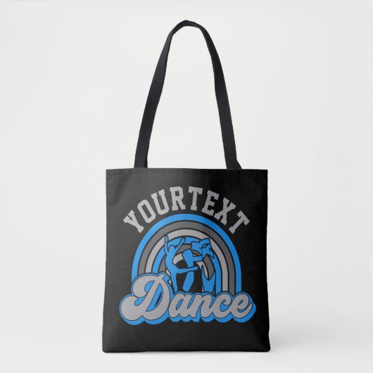 Ballet Dancer ADD TEKST Klassieke Dans Performer Tote Bag (Voorkant)