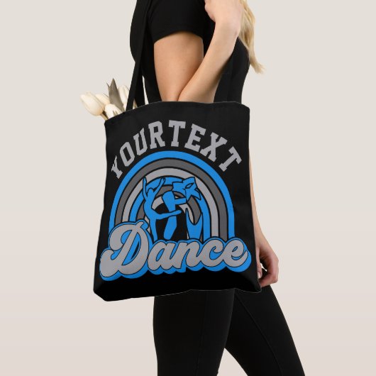 Ballet Dancer ADD TEKST Klassieke Dans Performer Tote Bag (Dichtbij)