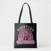 Ballet Dancer ADD TEKST Klassieke Dans Performer Tote Bag (Voorkant)