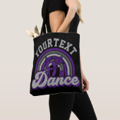 Ballet Dancer ADD TEKST Klassieke Dans Performer Tote Bag (Dichtbij)