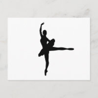 BALLET DANCER Arabesque (Ballerina silhouette) v2