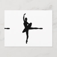 BALLET DANCER Arabesque (Ballerina silhouette) v2