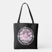 Ballet Dancer - Ballerina Dancing Principles Tote Bag (Achterkant)